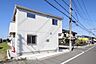 外観：■南側は道路予定地になっており建物がなく陽当たり良好で開放的な空間が広がります！■完成予想図／青空に映える白を基調にしたモダントレンドなファサード
