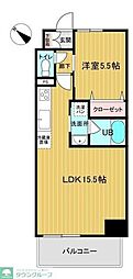 LuceVII 1LDKの間取図画像
