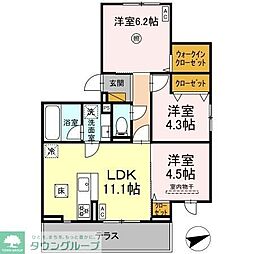 Irene(イレーネ) 3LDKの間取図画像