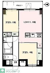 MKヒルズ 2LDKの間取図画像
