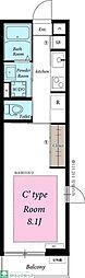リブリ・CHK 1Kの間取図画像