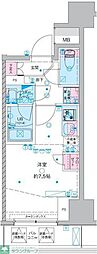 三郷市三郷1丁目マンション ワンルームの間取図画像
