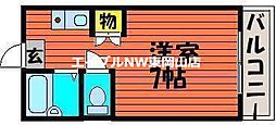 エステートタカツキ 1Kの間取図画像