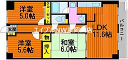 ツインパレスK 3LDKの間取図画像