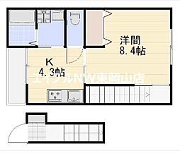 Sorrisoseto 1Kの間取図画像