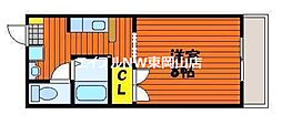 ブライトライツ高島 1Kの間取図画像