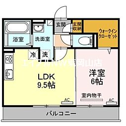 ガーデン五反田 1LDKの間取図画像