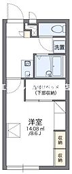 レオパレスカルチェ 1Kの間取図画像
