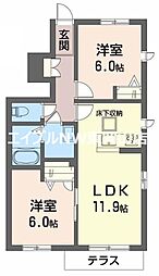 エストテラス 1階/-