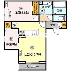 物件の間取り