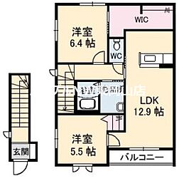 シャーメゾン　アドニス　I棟 2階/-