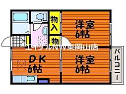 クレールシャトー吉田 A 2階/-