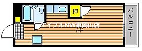 平賀ビル  ｜ 岡山県岡山市中区桜橋3丁目（賃貸マンション1R・4階・18.90㎡） その2