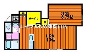 ファミーユ・ビボ　Ｆ  ｜ 岡山県岡山市中区今在家（賃貸アパート1LDK・1階・46.16㎡） その2