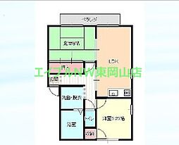 イスタナ・イマオカB 2LDKの間取図画像