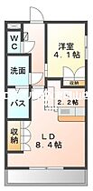 グレース・モンテローザ  ｜ 岡山県岡山市中区西川原（賃貸マンション1LDK・1階・36.00㎡） その2