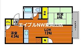 パレーシャル関  ｜ 岡山県岡山市中区関（賃貸アパート2LDK・1階・49.50㎡） その2