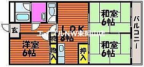 プラザハウス東岡山  ｜ 岡山県岡山市中区長岡（賃貸マンション3LDK・3階・60.50㎡） その2