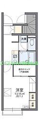 レオパレス藤花 1Kの間取図画像