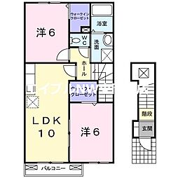 ラネージュIII 2階