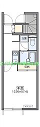 レオネクストけやき通り 1Kの間取図画像