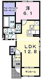 ルミナスコート四季II 1階