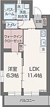 プレジール 204 ｜ 静岡県沼津市大岡520-1（賃貸マンション1LDK・2階・45.80㎡） その2