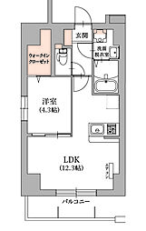 間取図画像 1LDK