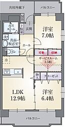 間取図画像 2SLDK