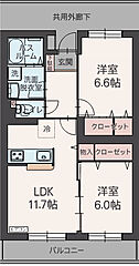物件の間取り