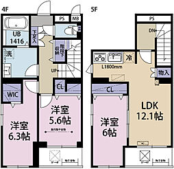 Riz Raffine湘南 3LDKの間取図画像