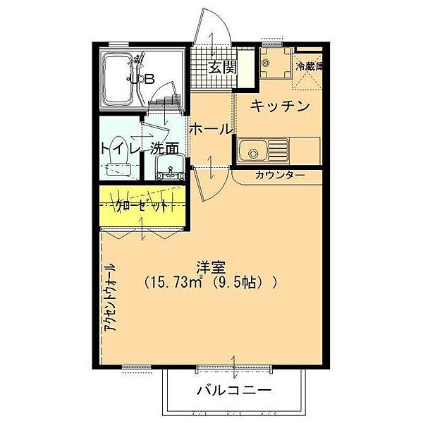 ジョイタウン　Ｄ棟 103｜群馬県邑楽郡大泉町坂田４丁目(賃貸アパート1K・1階・28.98㎡)の写真 その2