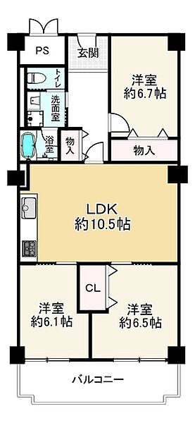 間取りを拡大表示