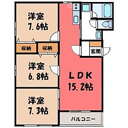 東北本線 岡本駅 バス12分 前原下車 徒歩6分