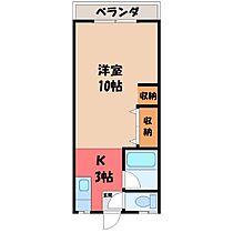 栃木県宇都宮市鶴田町（賃貸アパート1K・4階・32.60㎡） その2