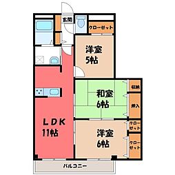 🉐敷金礼金0円！🉐東武宇都宮線 東武宇都宮駅 徒歩17分