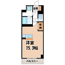 栃木県宇都宮市南大通り3丁目（賃貸マンション1R・1階・39.51㎡） その2