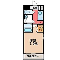 栃木県下野市駅東2丁目（賃貸アパート1K・1階・26.15㎡） その2