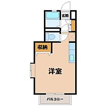 栃木県宇都宮市清住3丁目（賃貸アパート1R・1階・23.95㎡） その2