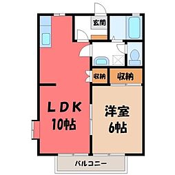 🉐敷金礼金0円！🉐東北本線 雀宮駅 徒歩21分