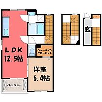 サニープレイス今宮 I  ｜ 栃木県宇都宮市今宮1丁目（賃貸アパート1LDK・3階・54.16㎡） その2