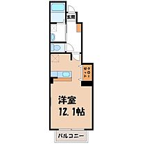 栃木県栃木市大宮町（賃貸アパート1R・1階・32.90㎡） その2