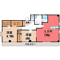 ベルべーヌマンション ミュー 3階/-