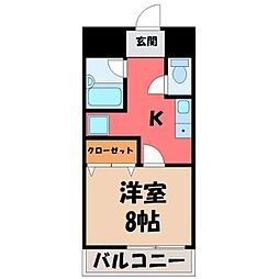 間取図画像 1K