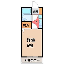 🉐敷金礼金0円！🉐東北本線 宇都宮駅 バス24分 中丸下車…