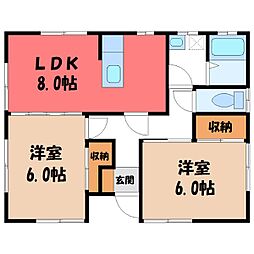 東北本線 雀宮駅 徒歩20分