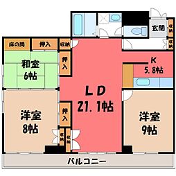 間取図画像 3LDK