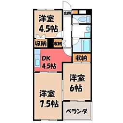 間取図画像 3DK