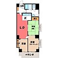 東パークハイツ4階6.5万円