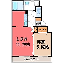 ドリームタウン三和 B棟 2階/-